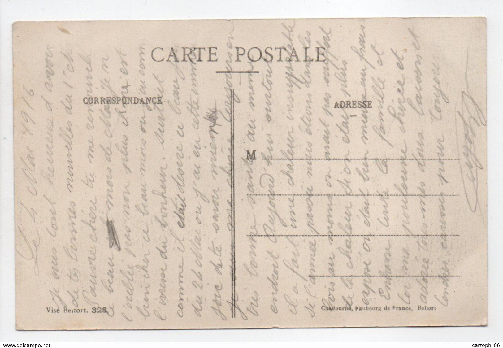 - CPA WILLER (68) - Entrée Du Village Et L'Eglise 1916 - Edition Chadourne 707 - - Other & Unclassified