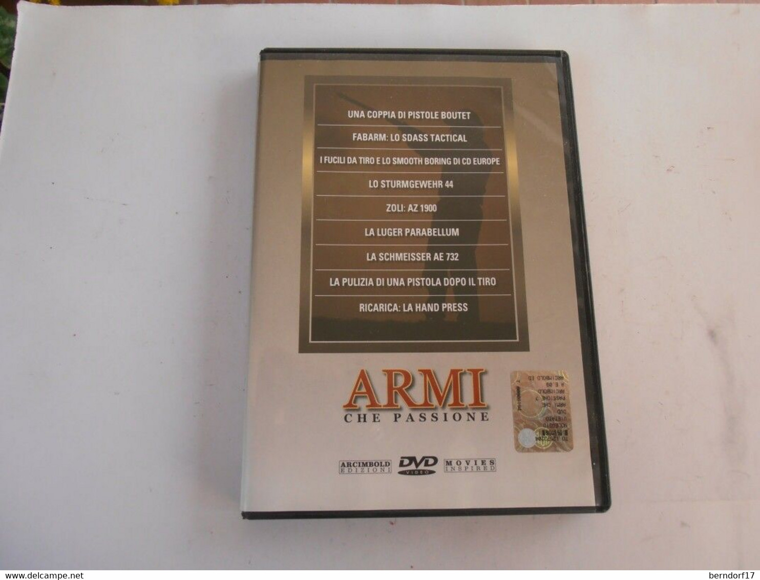 ARMI CHE PASSIONE - DVD - Documentaires