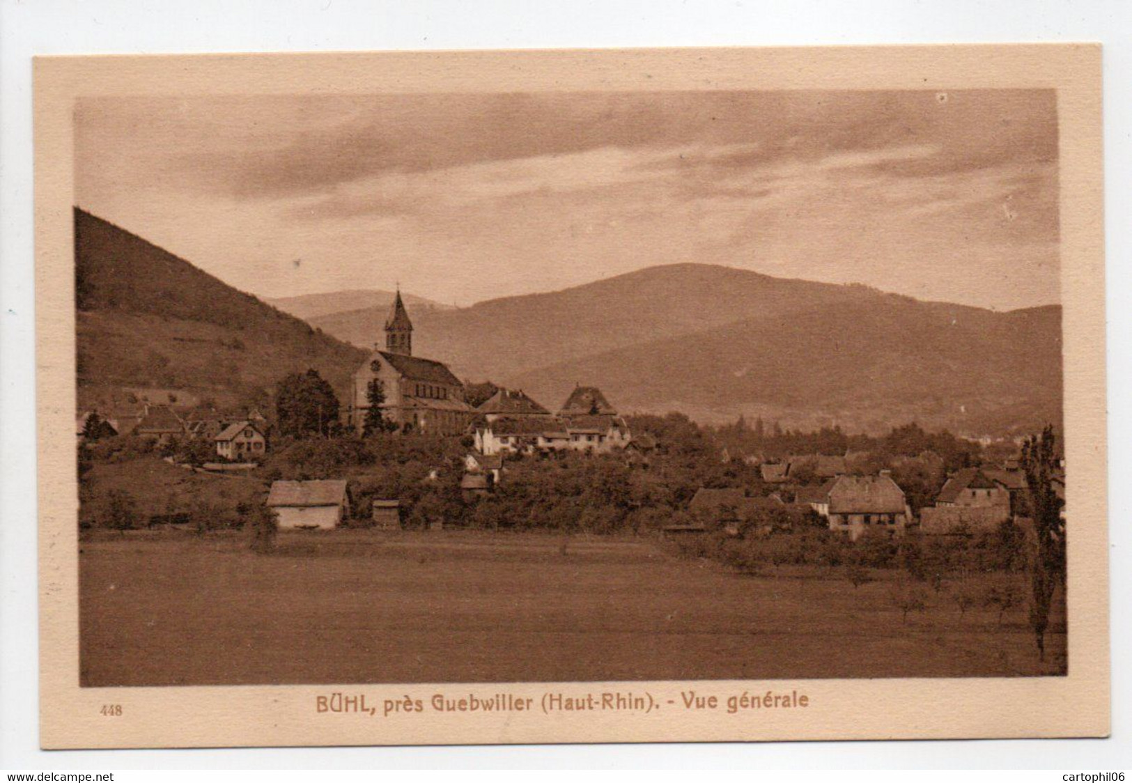 - CPA BÜHL (68) - Vue Générale - Editions La Cigogne 448 - - Altri & Non Classificati