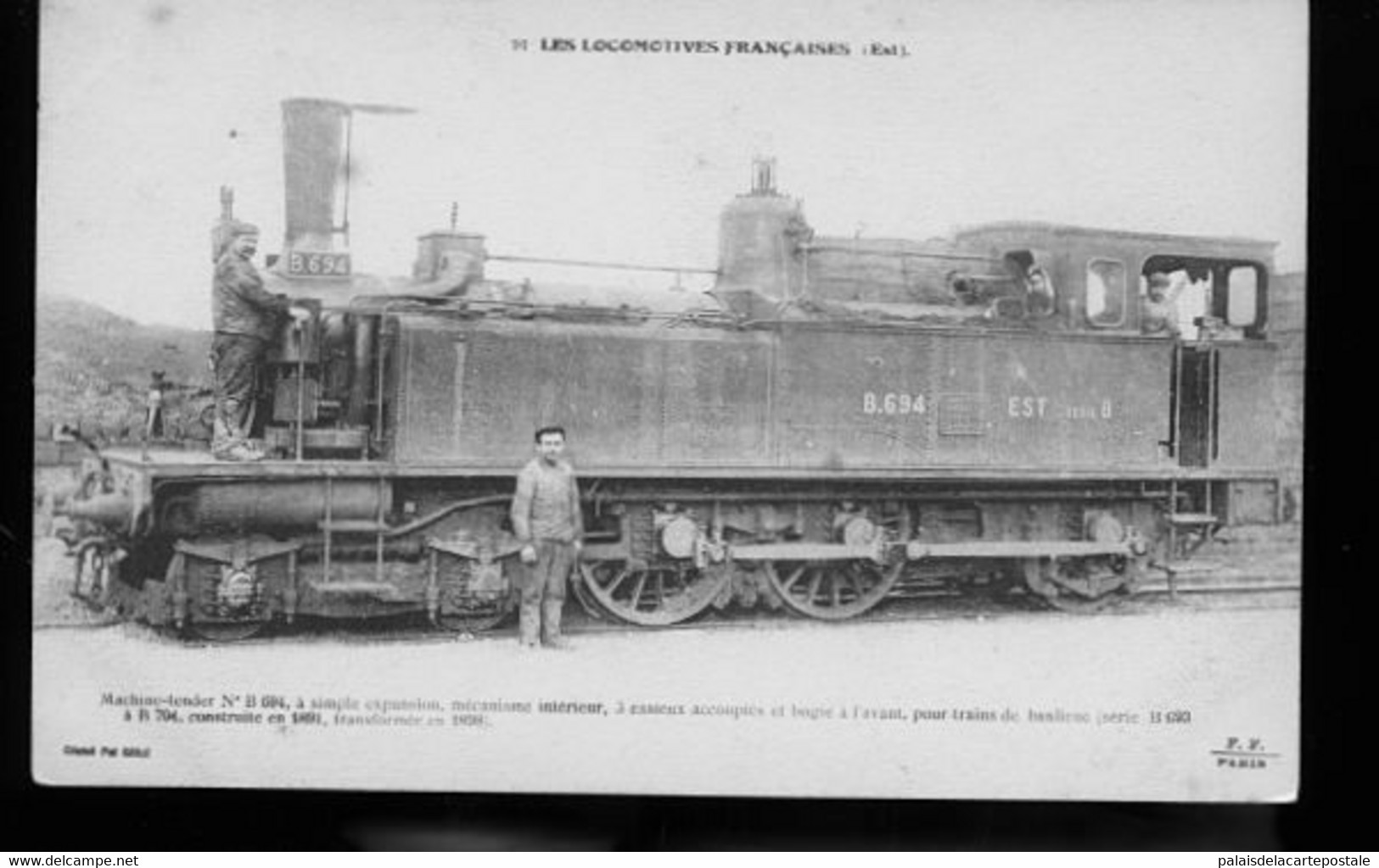 LOCOMOTIVES FRANCAISES - Gares - Avec Trains