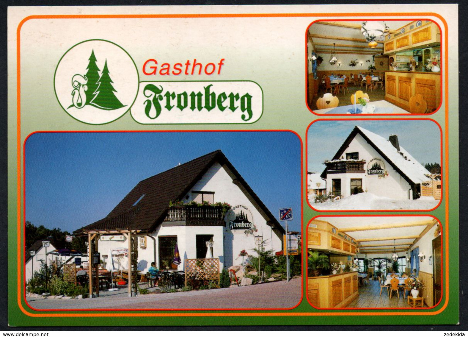 E9403 - TOP Reumtengrün Gasthof Gaststätte Fronberg - Bild Und Heimat Reichenbach Qualitätskarte - Vogtland