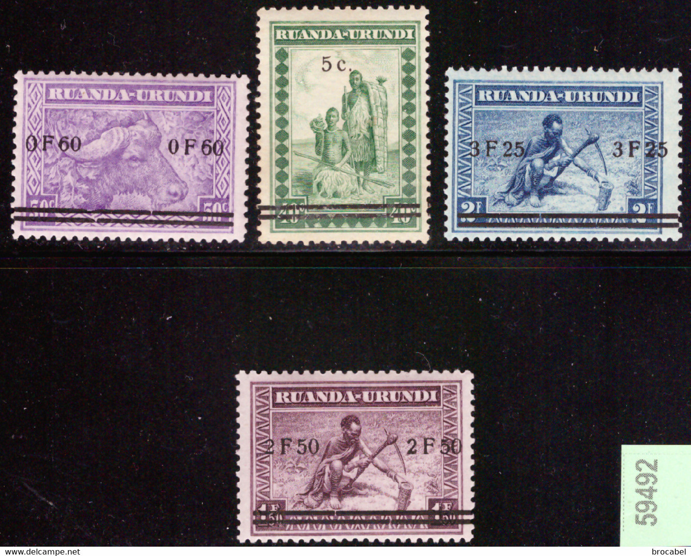 Ruanda 0114/17* H - Unused Stamps