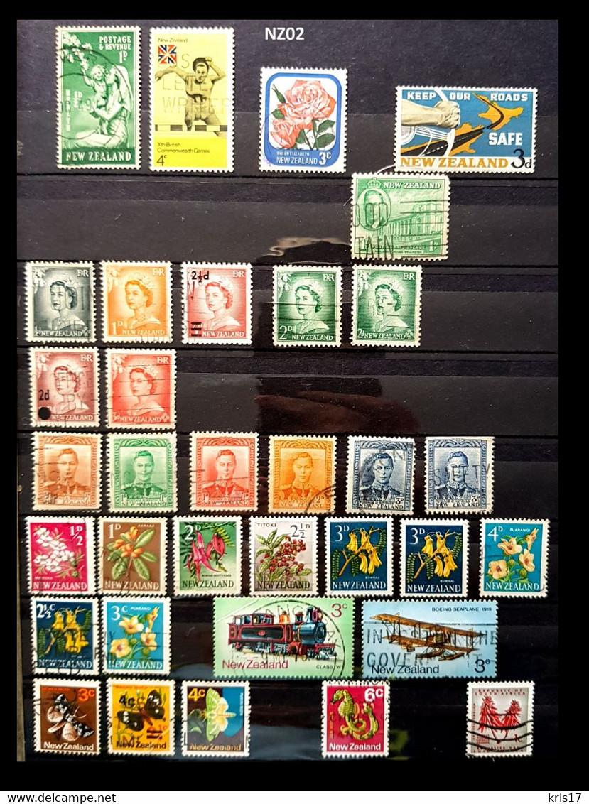 (ti) (NZ01)(CZ) Lot Timbres De Nouvelle Zélande New Zealand - Lots & Serien