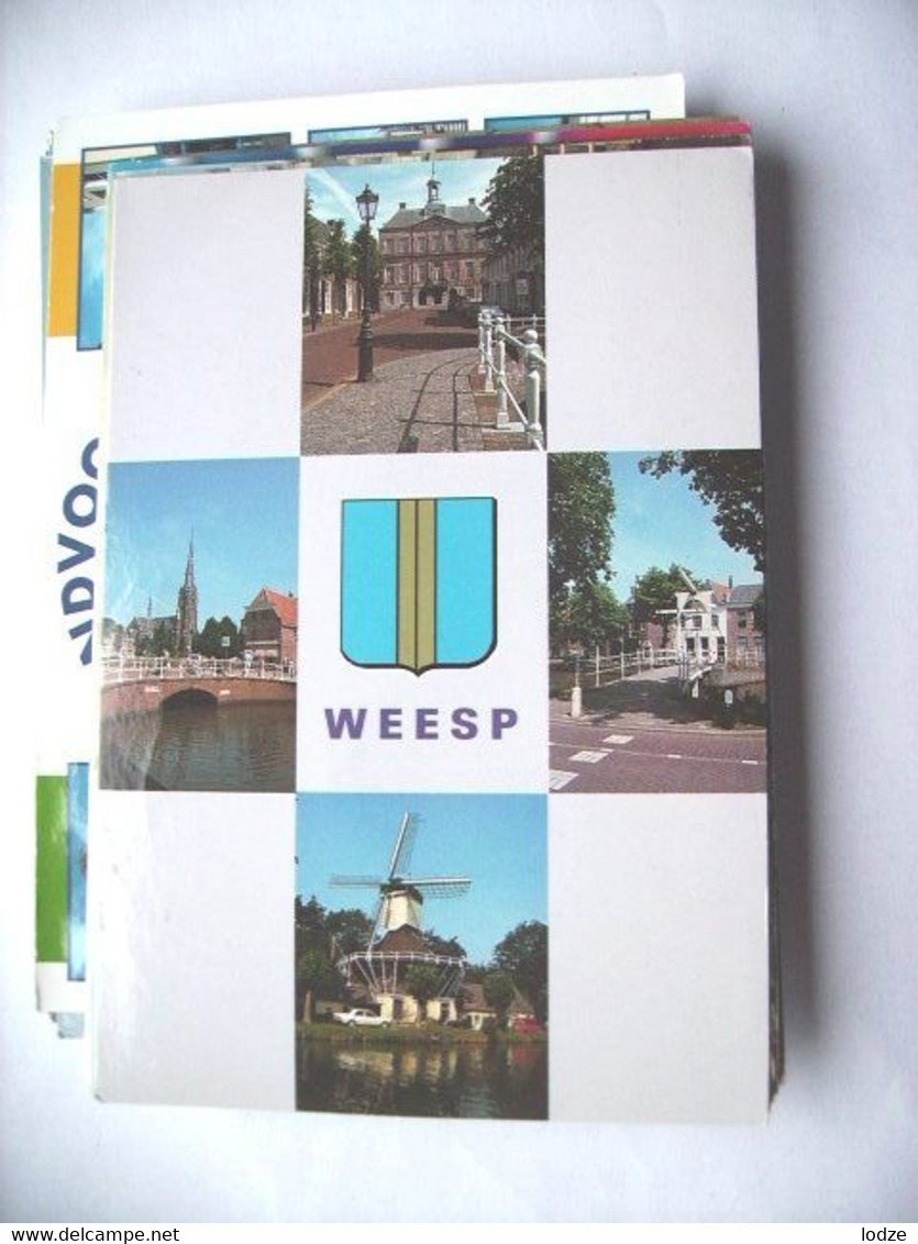 Nederland Holland Pays Bas Weesp Met Wapen Centraal - Weesp