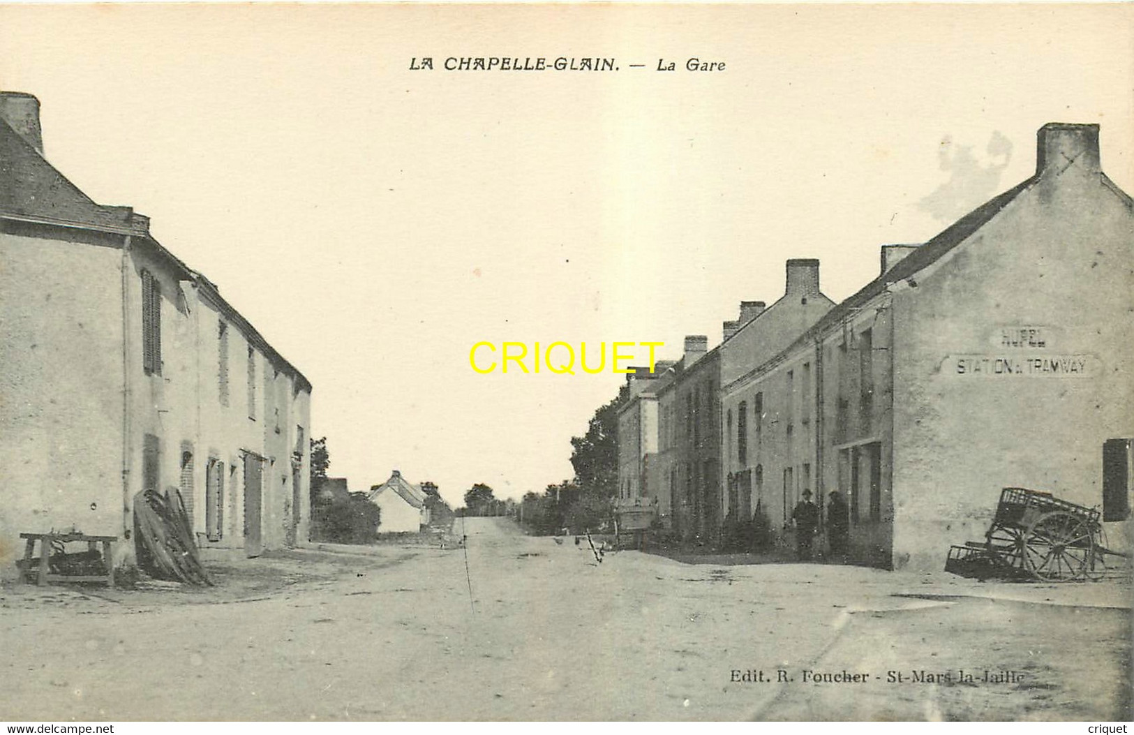 44 La Chapelle Glain, La Gare, Ligne Chateaubriant-Ancenis, Carte Pas Courante - Altri & Non Classificati