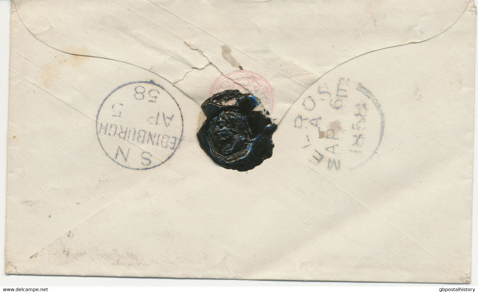 GB „131“ Very Rare Experimental Scottish Numeral (EDINBURGH Roller Cancellation) - Scotland