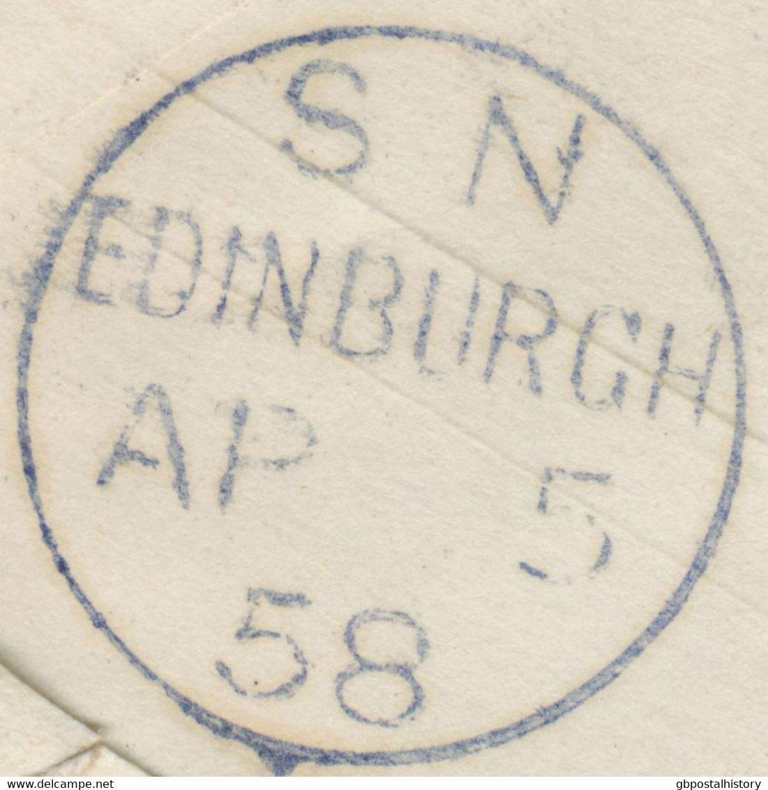 GB „131“ Very Rare Experimental Scottish Numeral (EDINBURGH Roller Cancellation) - Scotland