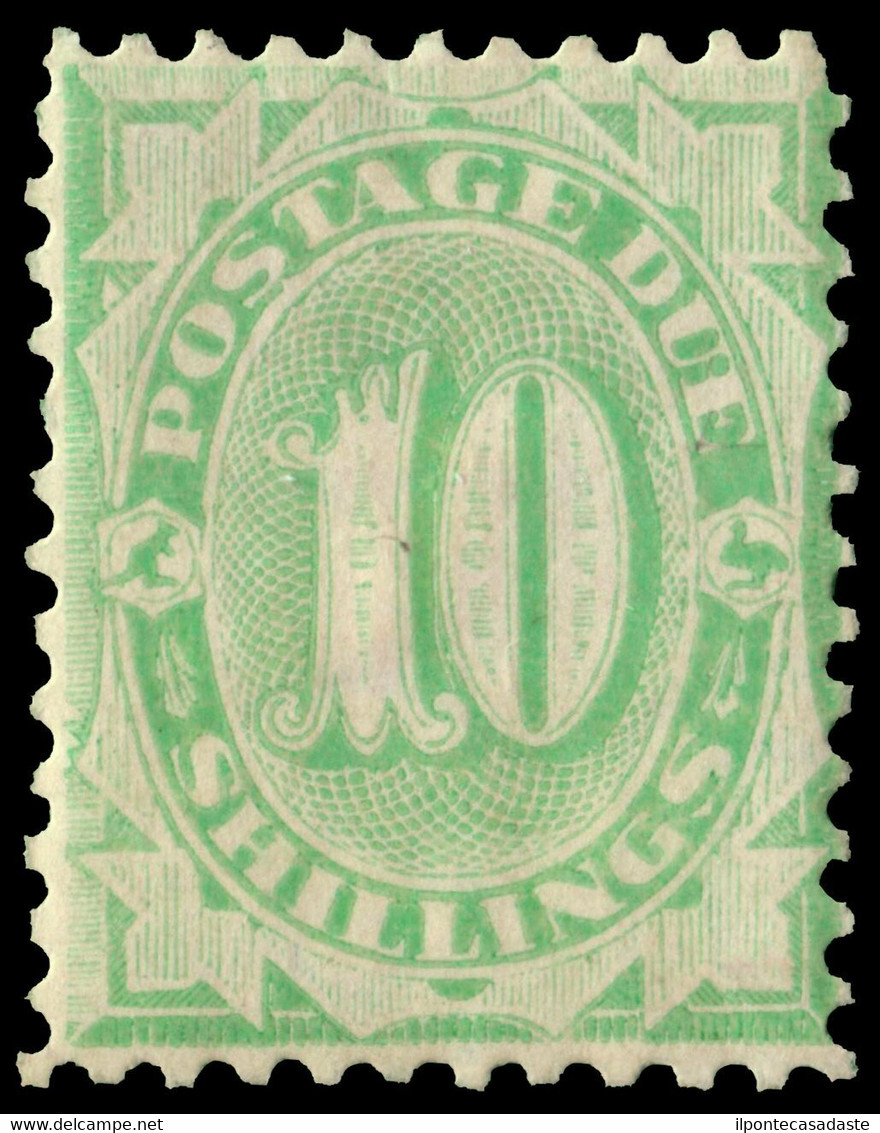 MH] AUSTRALIA 1903 | Postage Due. 10s. Dull Green, P. 11, Wmk "Crown Over NSW" With On Lower Margin Additional "SO" Of " - Altri & Non Classificati