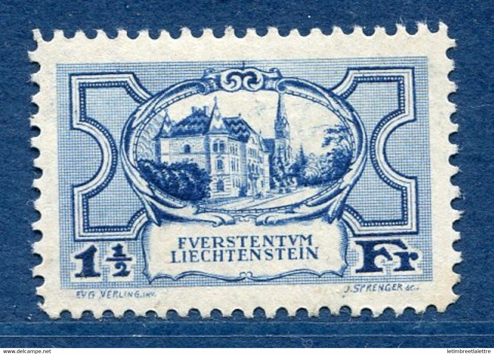 ⭐ Liechtenstein - YT N° 71 * - Neuf Avec Charnière - 1924 / 1927 ⭐ - Neufs