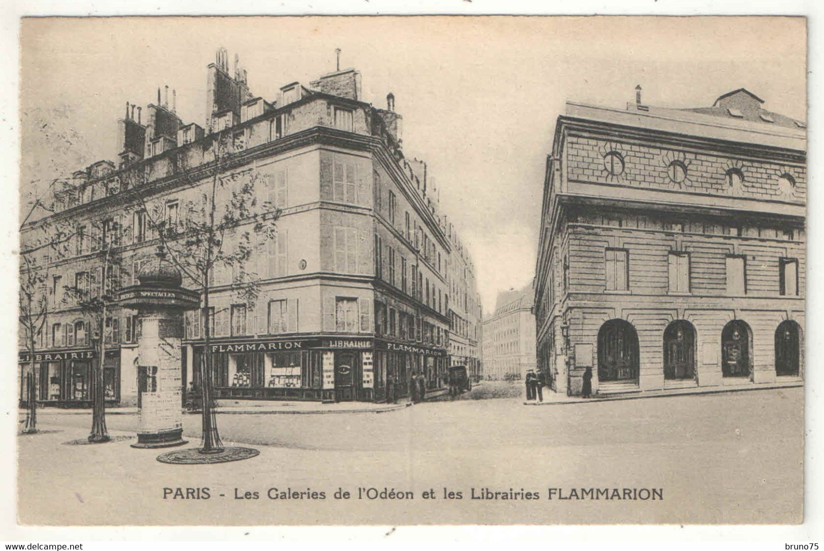 75 - PARIS 6 - Les Galeries De L'Odéon Et Les Librairies Flammarion - 1934 - District 06