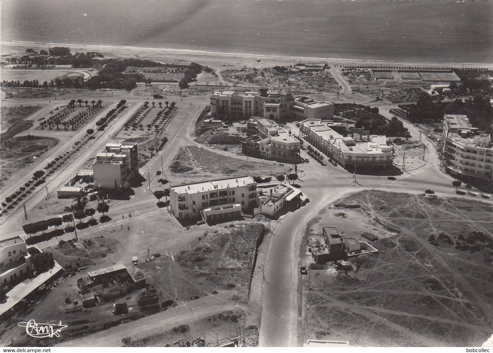 AGADIR: Vue Aérienne Générale Sur La Ville Nouvelle, Au Centre L'Hôtel Marhaba - Agadir