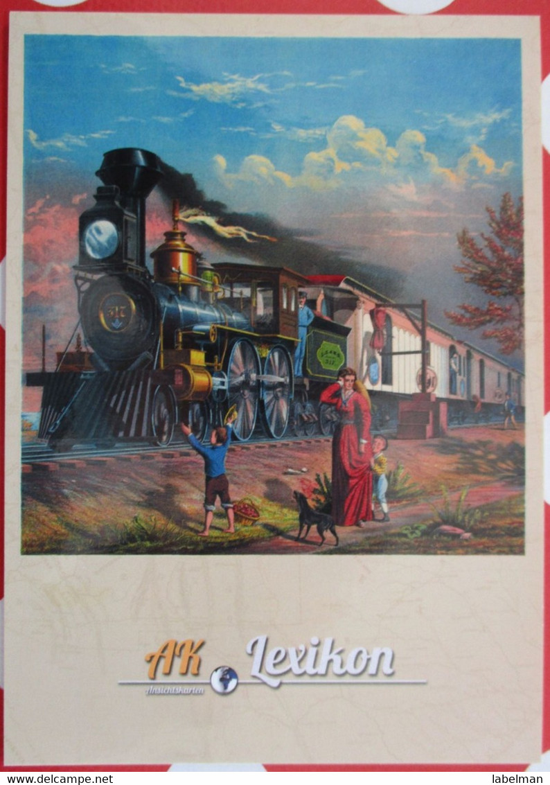 GERMANY AK LEXIKON TRAIN LOCO PICTURE MUSEUM EXPOSITION ADVERTISING DESIGN ORIGINAL PHOTO POSTCARD PC CPM - Altötting