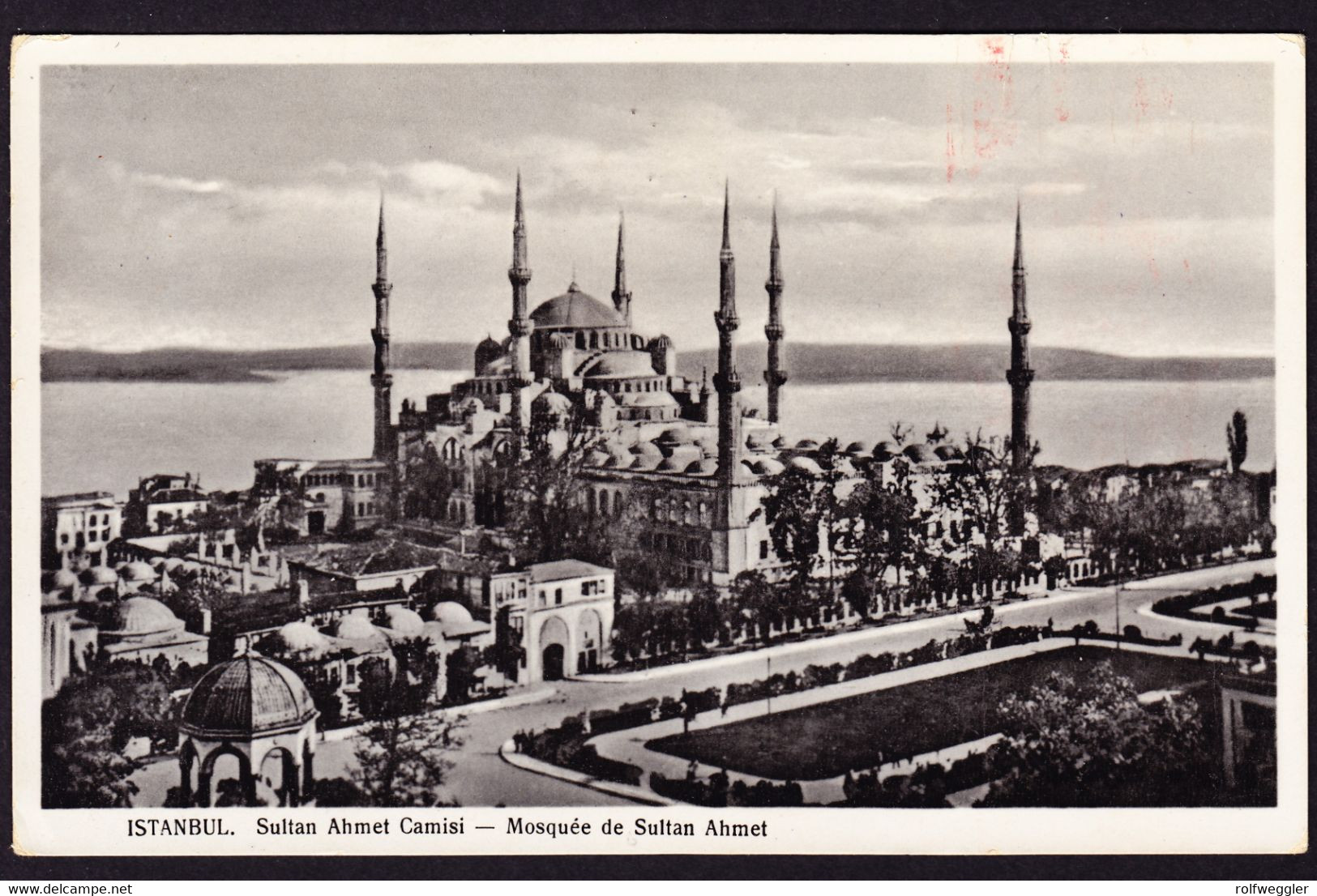 1941 AK Sultan Ahmet Moschee Istanbul, Gelaufen Nach Dresden. Mehrere Zensurstempel - Covers & Documents