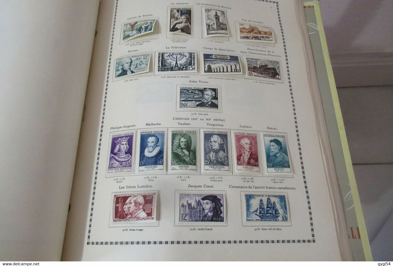 FRANCE 1954 - 1955 YT N° 998 - 1042 N* MLH 3 Scans - Andere & Zonder Classificatie