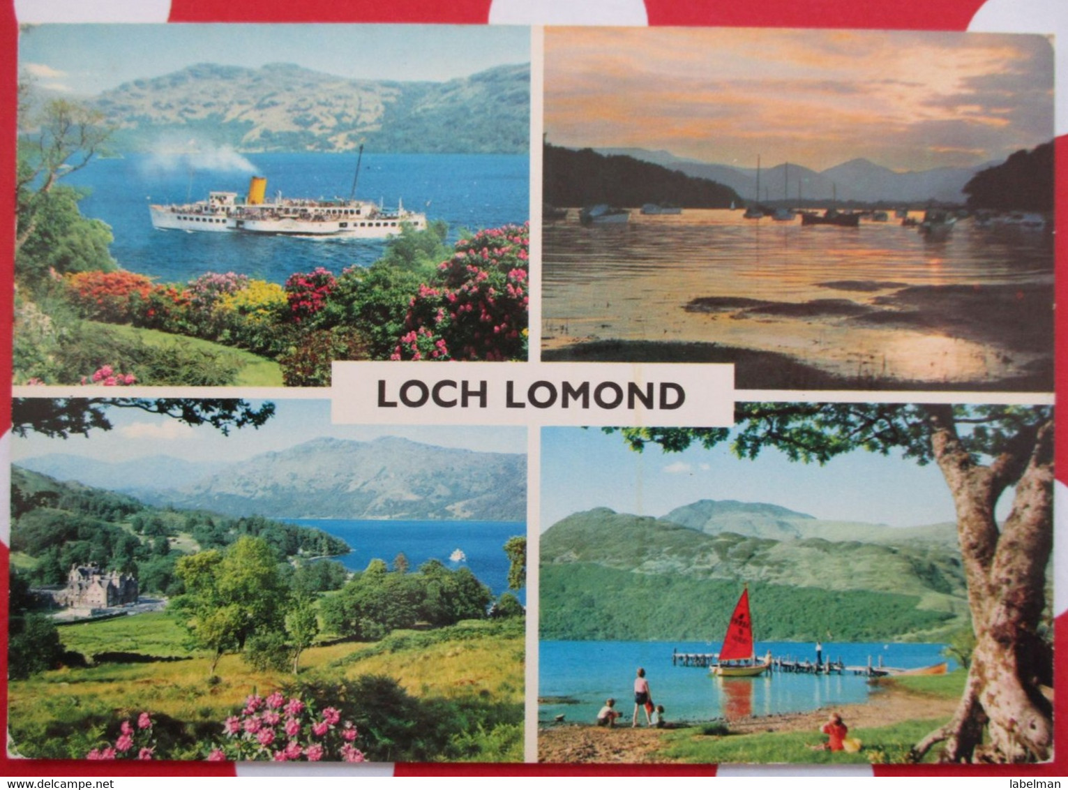 IRELAND LOCH LOMOND GRUSS AUS BRITAIN UK UNITED KINGDOM  POSTCARD ANSICHTSKARTE PICTURE CARTOLINA PHOTO CARD - Carlow