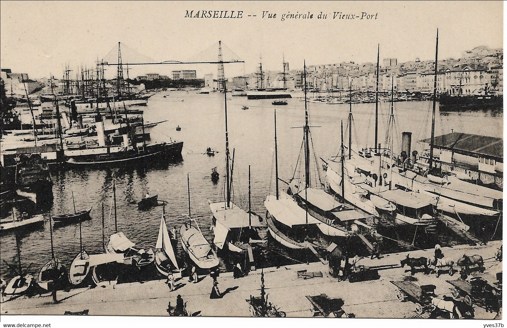 MARSEILLE - Vue Générale Du Vieux Port - Vieux Port, Saint Victor, Le Panier