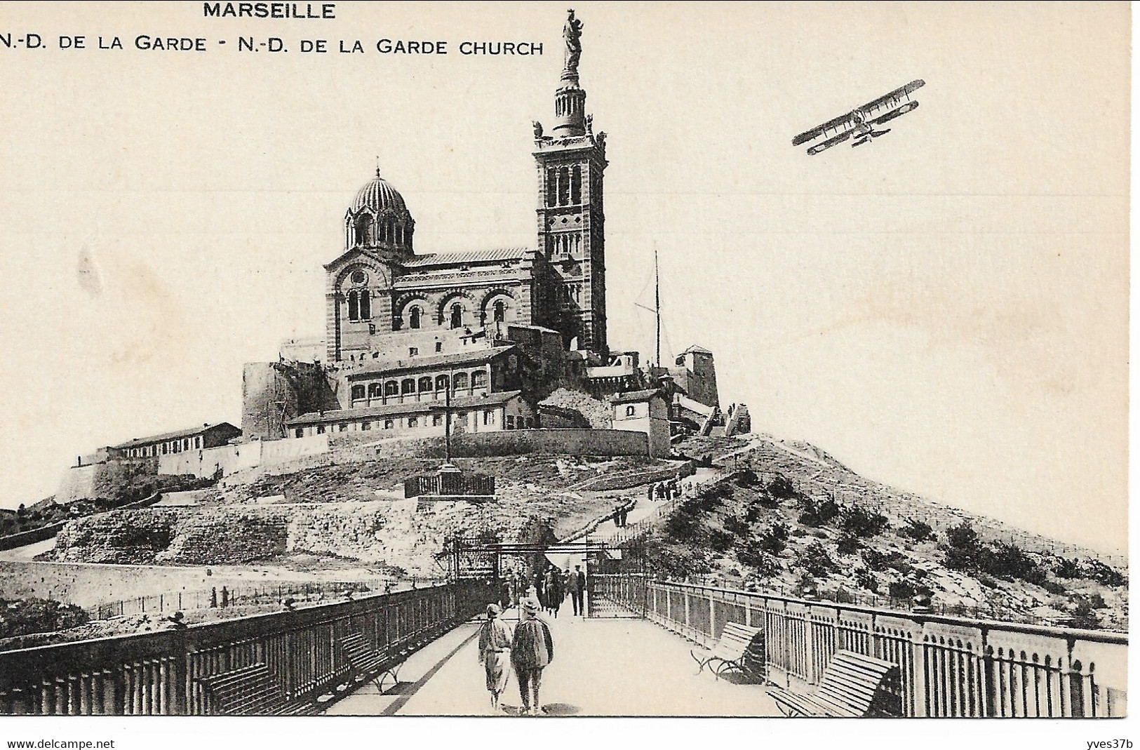 MARSEILLE - Notre-Dame De La Garde - Notre-Dame De La Garde, Funicular Y Virgen