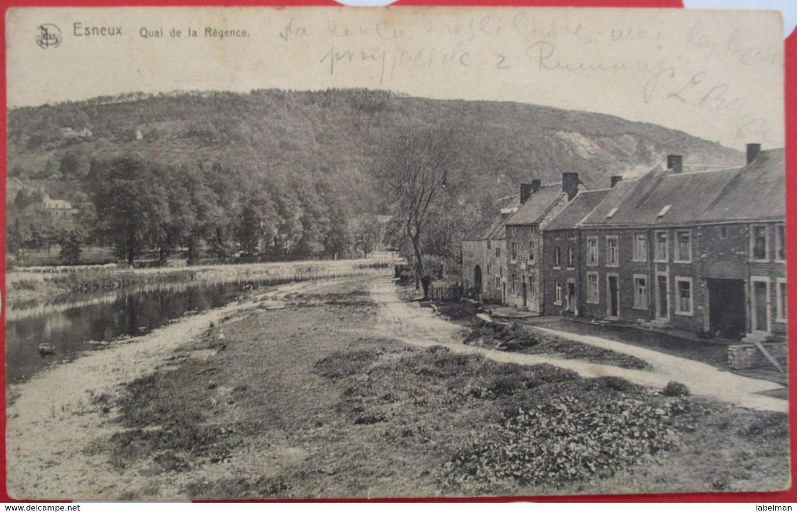 BELGIUM ESNEUX QUAI DE LA REGENCE POSTCARD ANSICHTSKARTE PICTURE CARTOLINA PHOTO CARD - Assesse