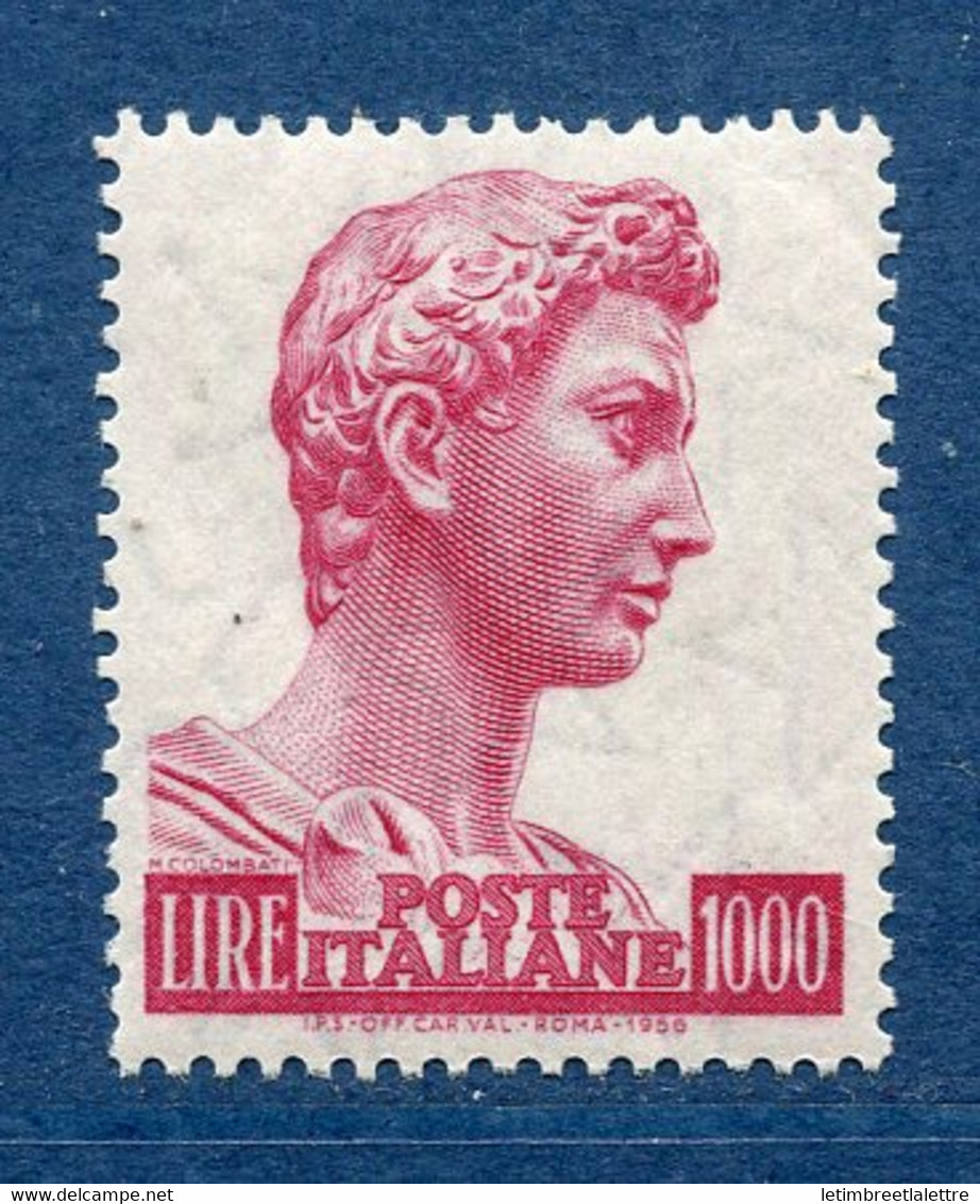 ⭐ Italie  - YT N° 739 ** - Neuf Sans Charnière - 1957 ⭐ - 1946-60: Nieuw/plakker