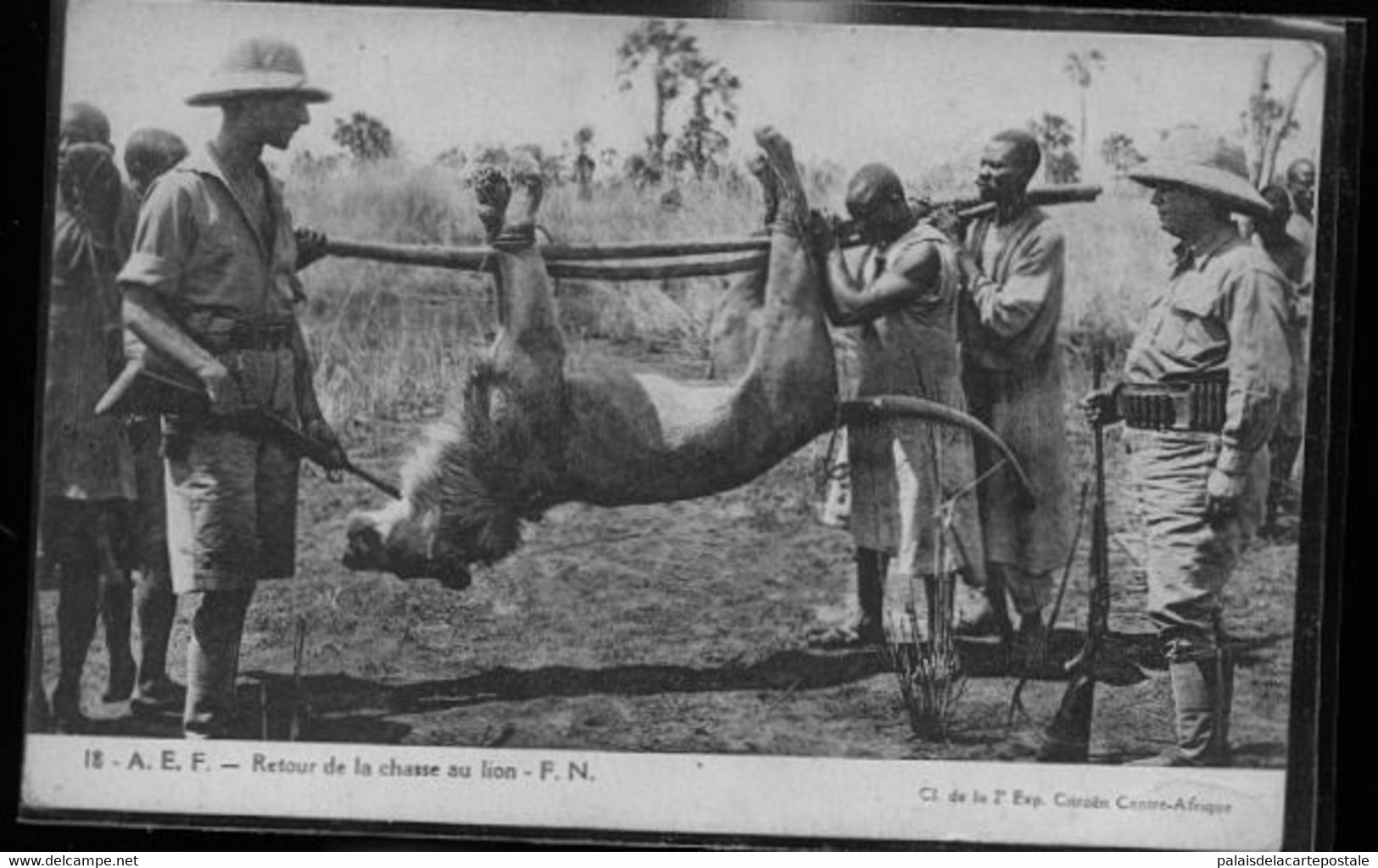 RETOUR DE LA CHASSE AU LION - Non Classés