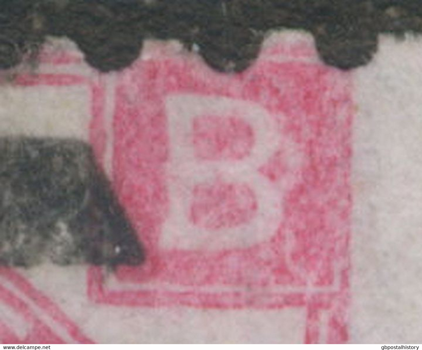 GB 1868 3d Rose Pl.5 (BD) Wing Margin MAJOR VARIETY MISSING RIGHT FRAMELINE At B - Abarten & Kuriositäten