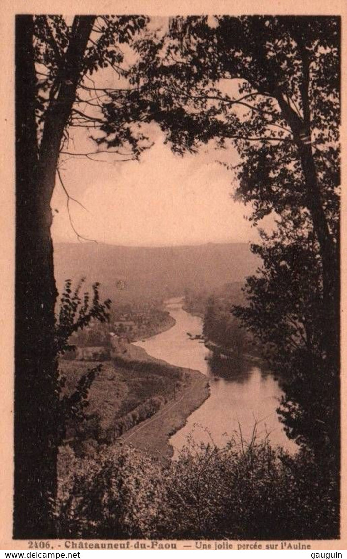 CPA - CHATEAUNEUF Du FAOU - La Vallée De L'Aulne ... Lot De 3 Cartes - Edition Le Doaré - Châteauneuf-du-Faou