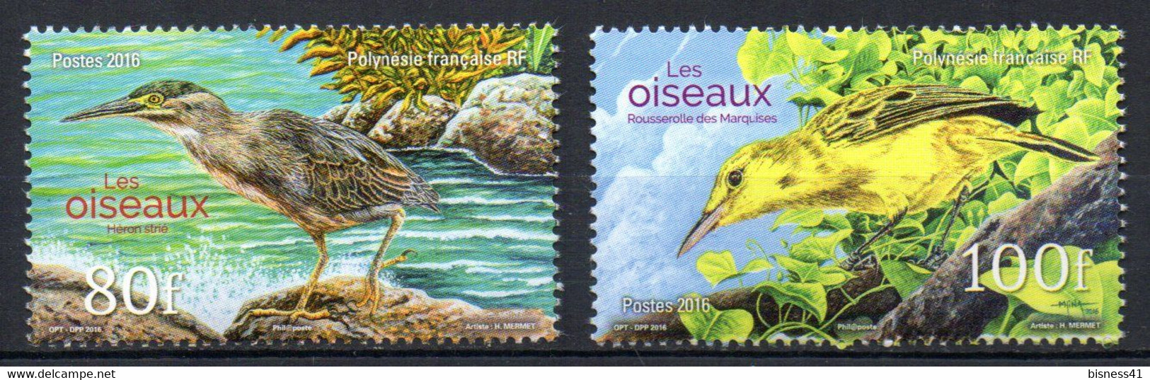 ColMB Polynesie N° 1137 & 1138 Neuf XX MNH Cote : 3,20€ - Neufs