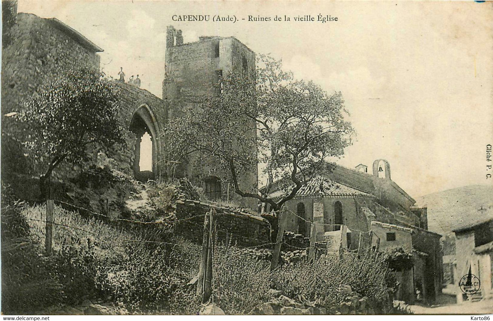 Capendu * Les Ruines De La Vieille église * Route - Capendu