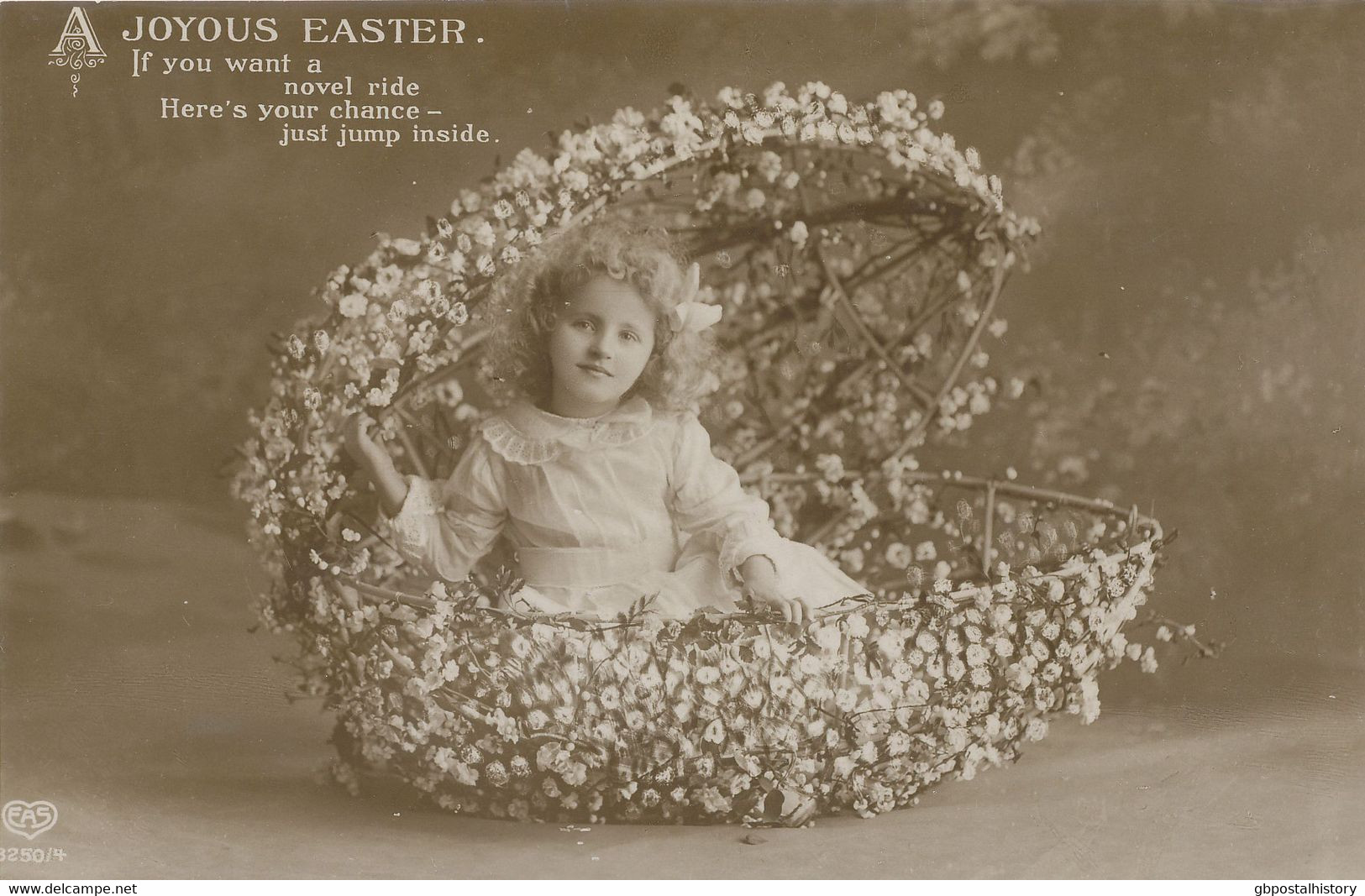 GB HAVERHILL CDS Thimble 19mm 1911 RP Joyous Easter, Superb Strike - Storia Postale