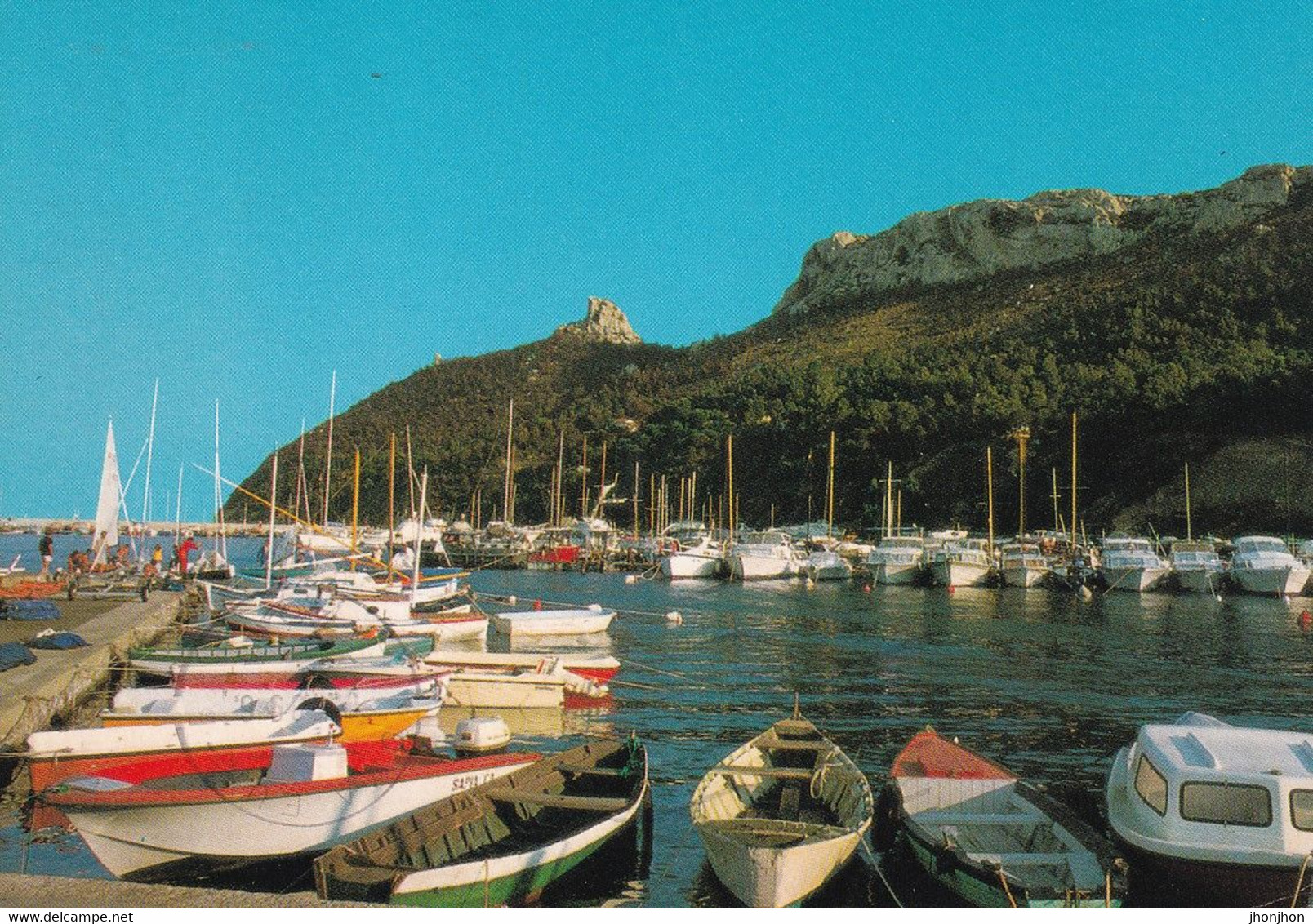 Italia  - Postcard Used 1989  -  Cagliari -  Marina Piccola  - 2/scans - Cagliari