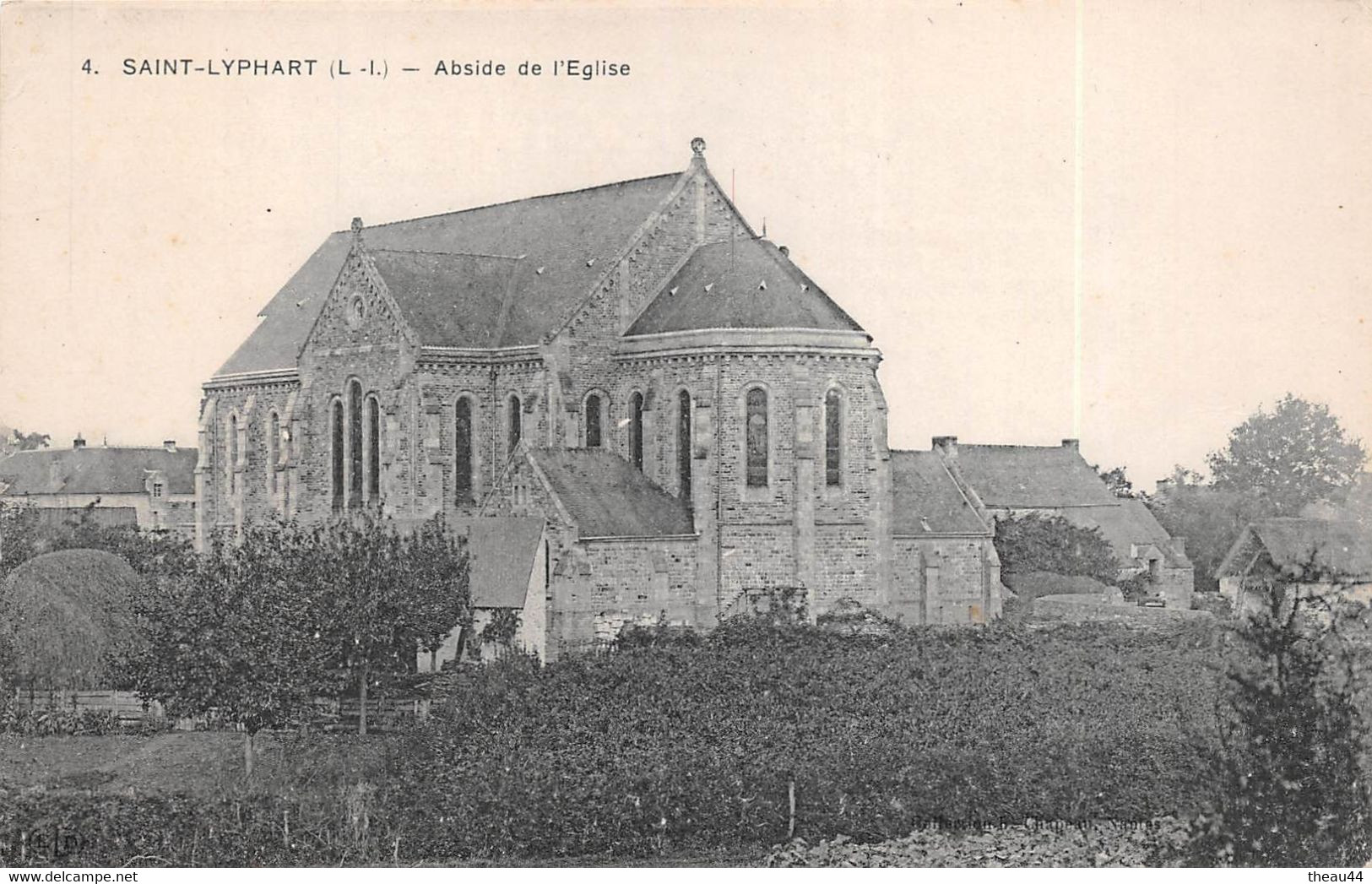 ¤¤   -   SAINT-LYPHARD   -   Abside De L'Eglise       -  ¤¤ - Saint-Lyphard