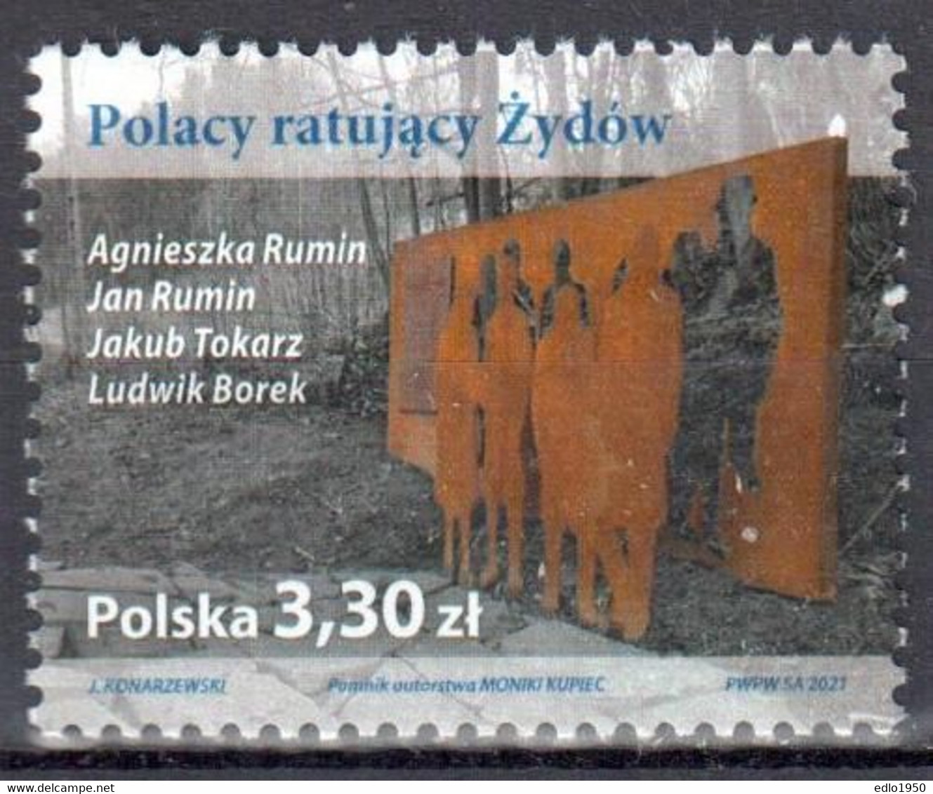 Poland 2021 - Poles Rescuing Jews - Mi.5282 - MNH(**) - Nuovi