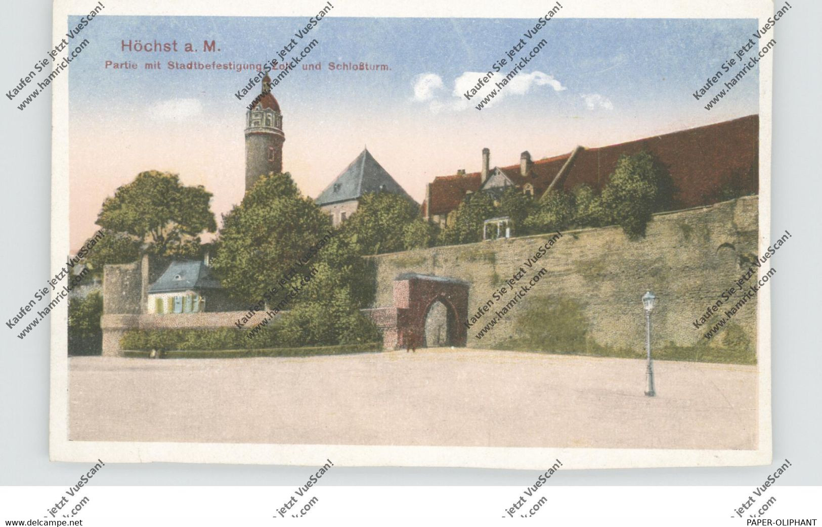 6230 HÖCHST, Stadtbefestigung, Zoll - Und Schloßturm - Hoechst