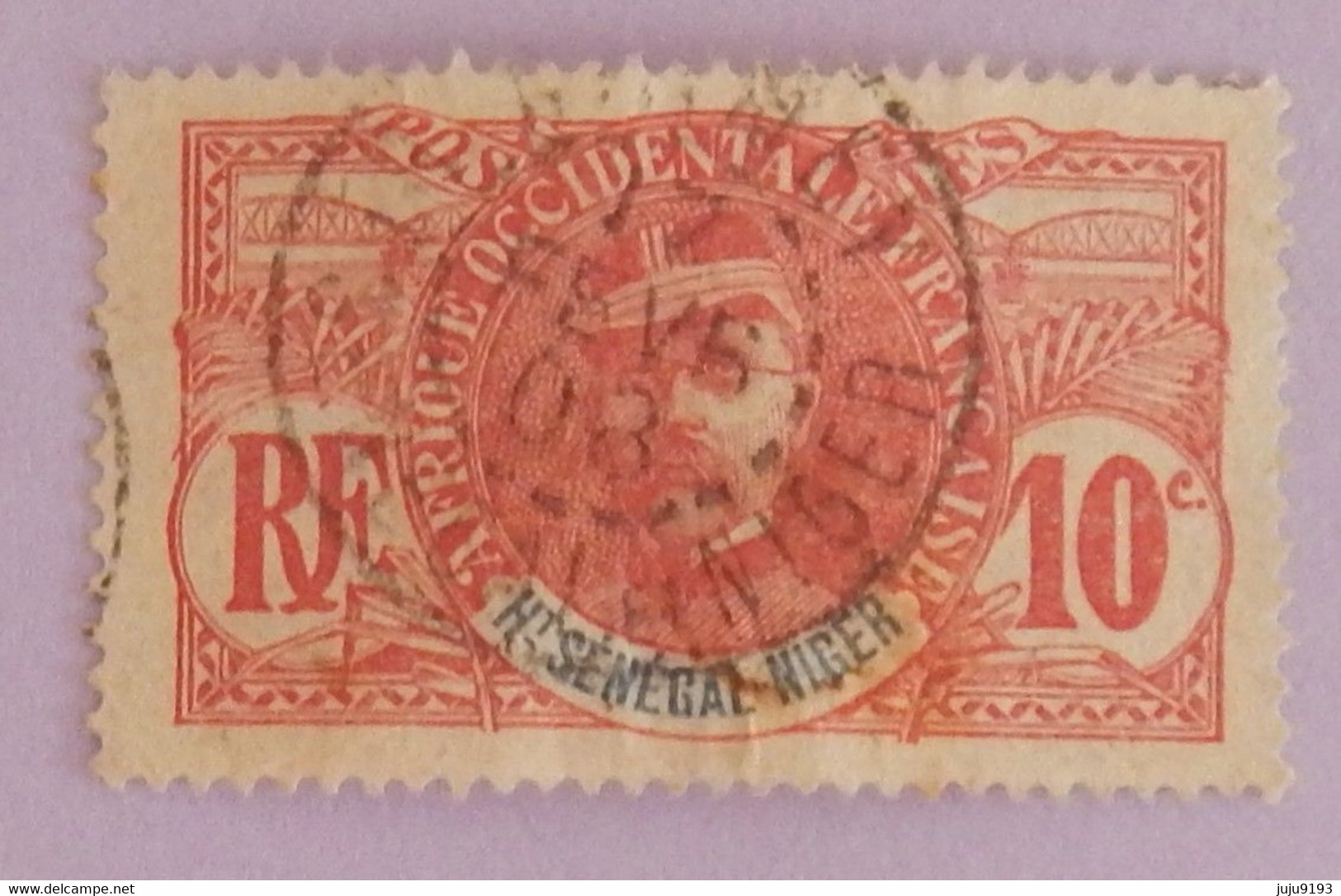 HAUT SENEGAL ET NIGER YT 5 CAD 17-02-08 "GENERAL FAIDHERBE" ANNÉE 1906 - Used Stamps