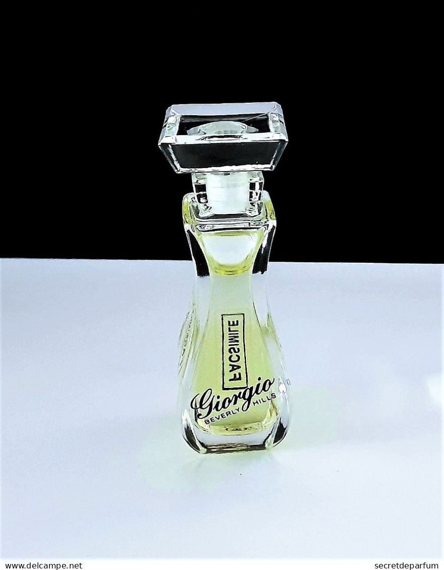 FACTICE Miniatures De Parfum GIORGIO BEVERLY HILLS  HAUTEUR 7.5 CM BOUCHON VERRE - Fakes