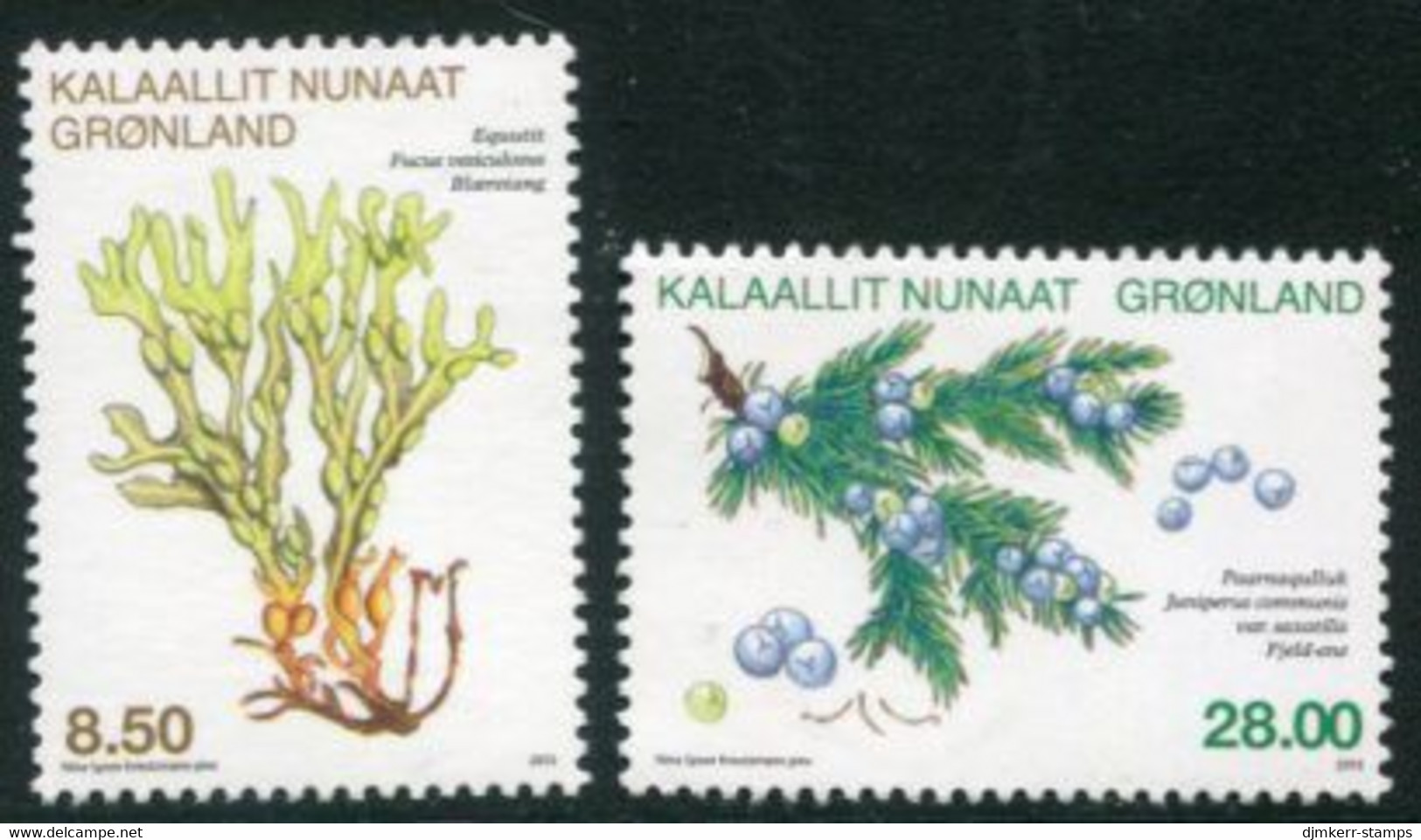 GREENLAND 2013 Indigenous Plants MNH / **.  Michel 643-44 - Unused Stamps