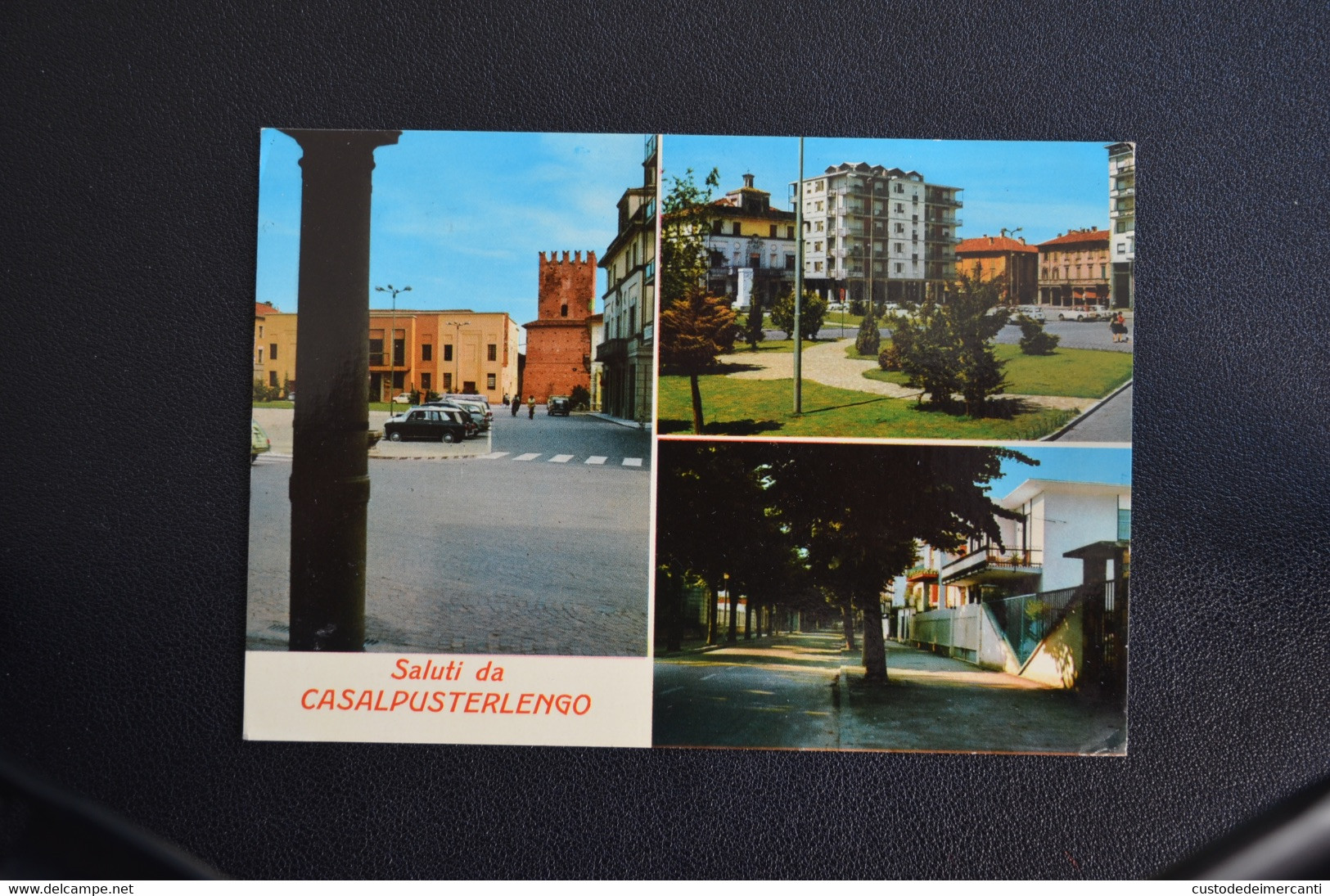 CARTOLINA LOMBARDIA CASALPUSTERLENGO SALUTI DA VG 1972 - Legnano