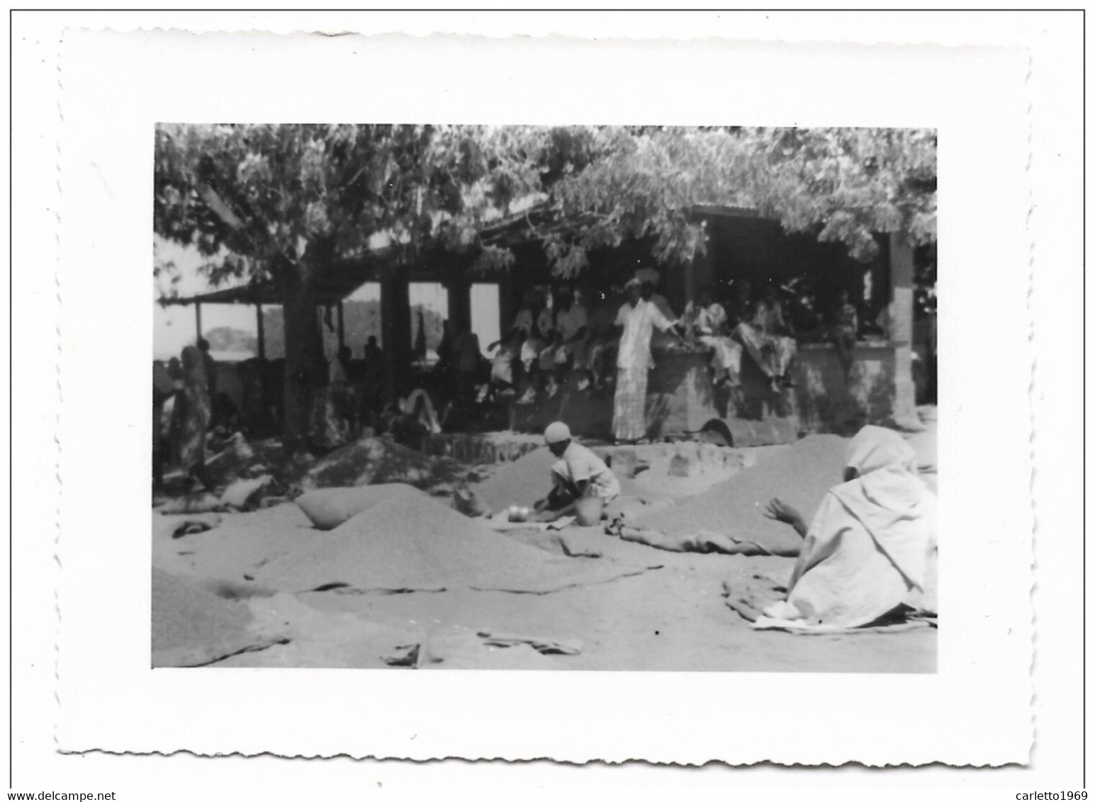 Mercato Delle Stuoie Mogadiscio Foto  - Colonialismo Italiano Anno 1951 - - Krieg, Militär