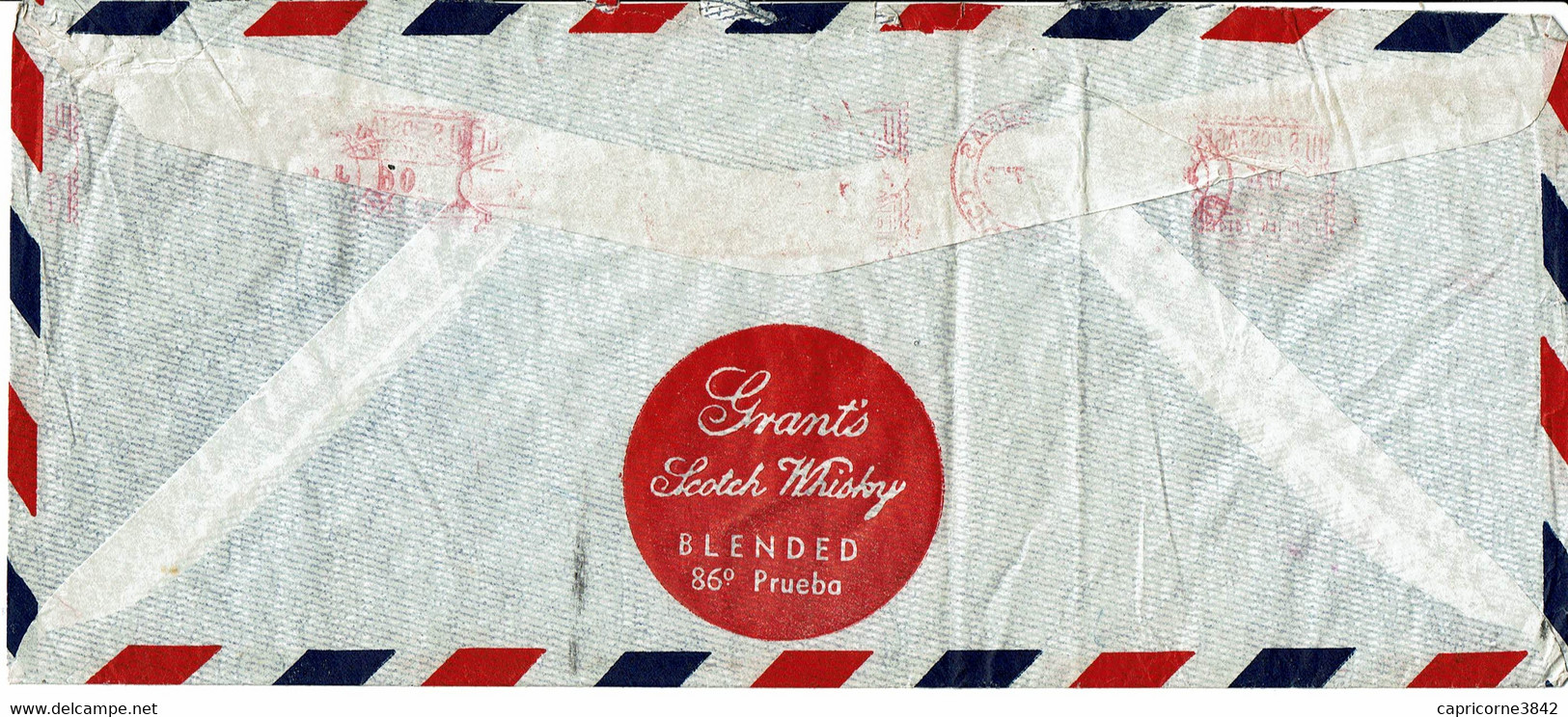 1955 - Etats Unis - Lettre De Rio Piedras (Puerto Rico) Pour La France - Oblit. Meter -(Enveloppe Pliée) Folded Envelope - Storia Postale