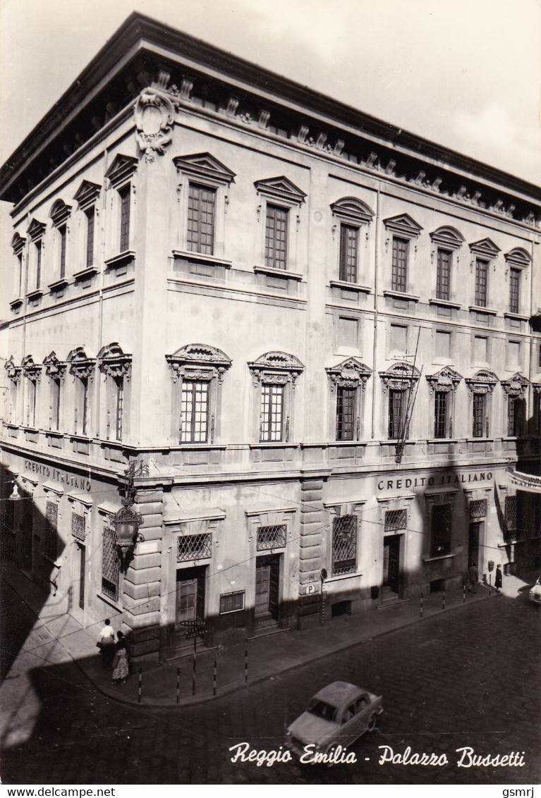 Cartolina - Reggio Emilia. Palazzo Bussetti. - Reggio Emilia