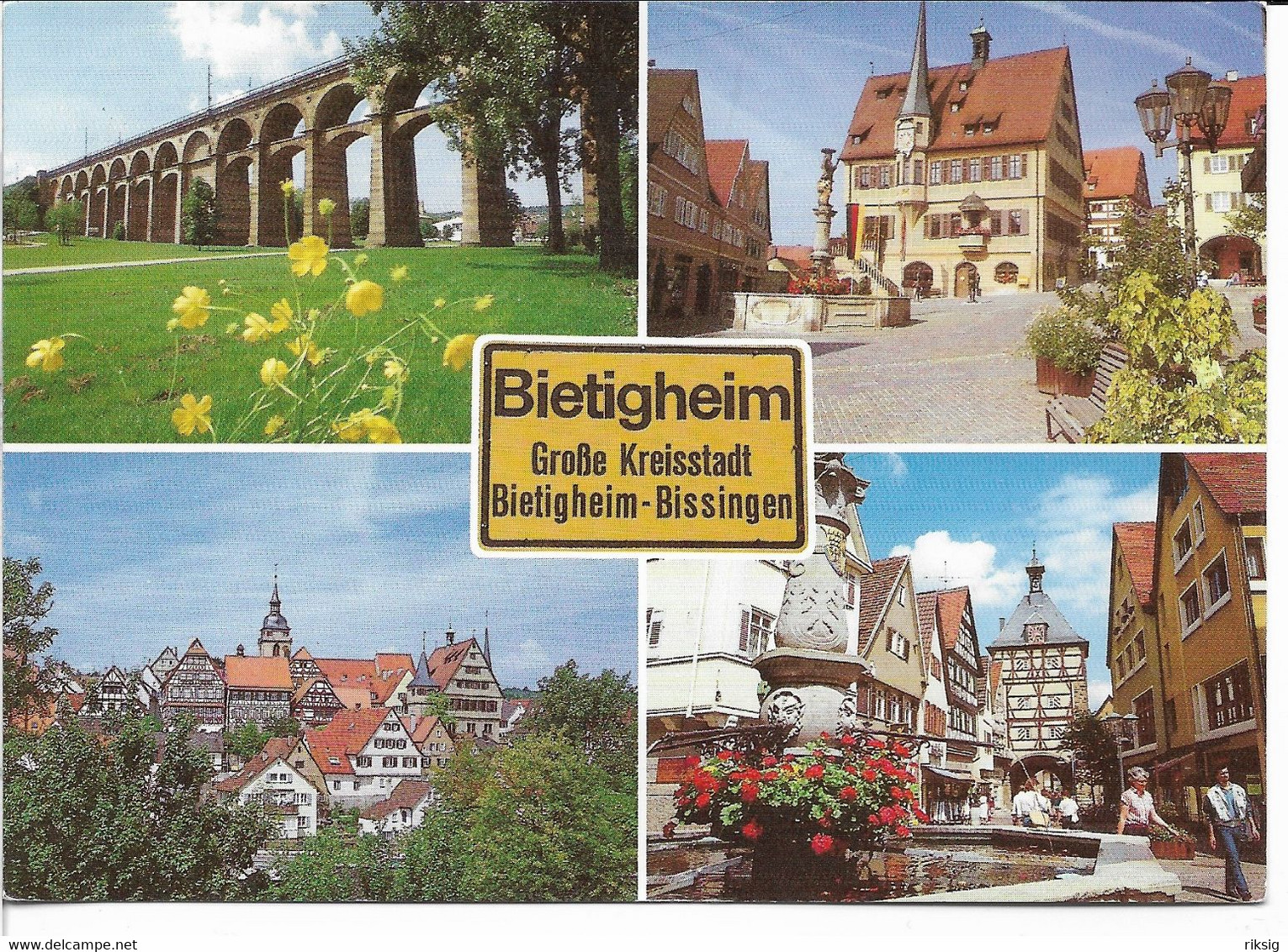 Bietigheim -Bissingen. Germany.  Sent To Denmark    # 05661 - Bietigheim-Bissingen