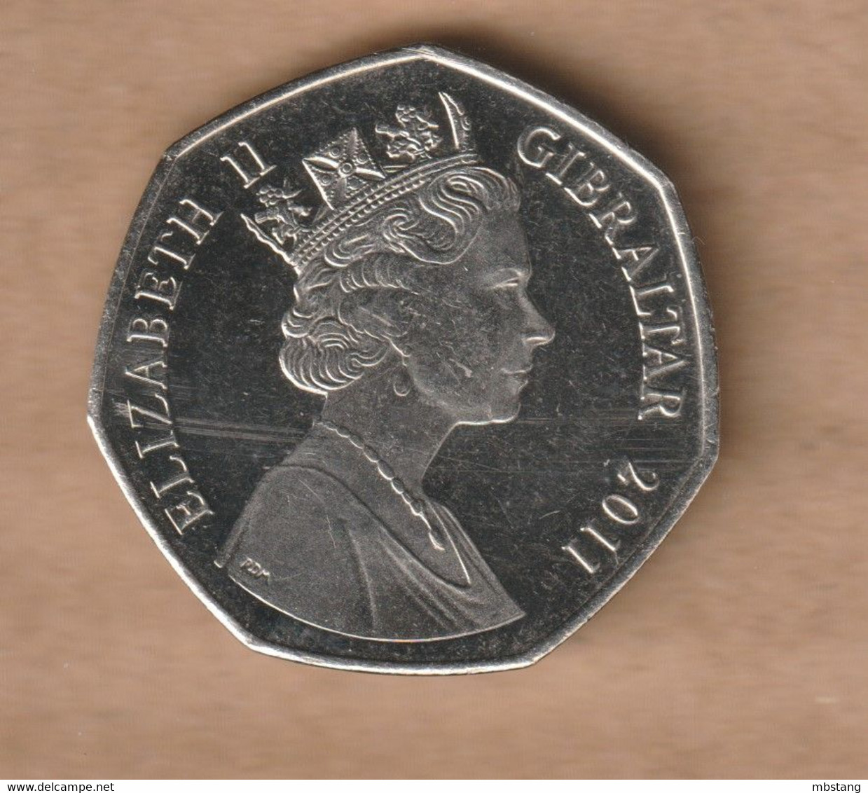 GIBRALTAR 50 Pence  (Capture Of Gibraltar) 2011 Copper-nickel • 8 G • ⌀ 27.3 Mm KM# 1089 - Gibraltar