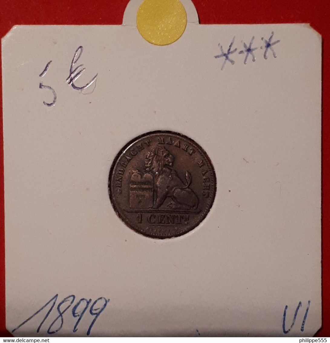 1 Centiem 1899 Vlaams - 1 Centime