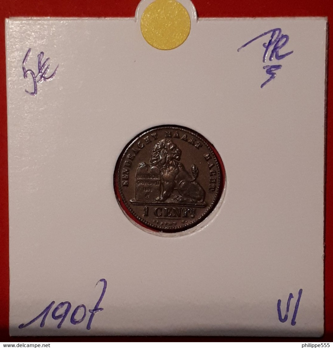 1 Centiem 1907 Vlaams - 1 Centime