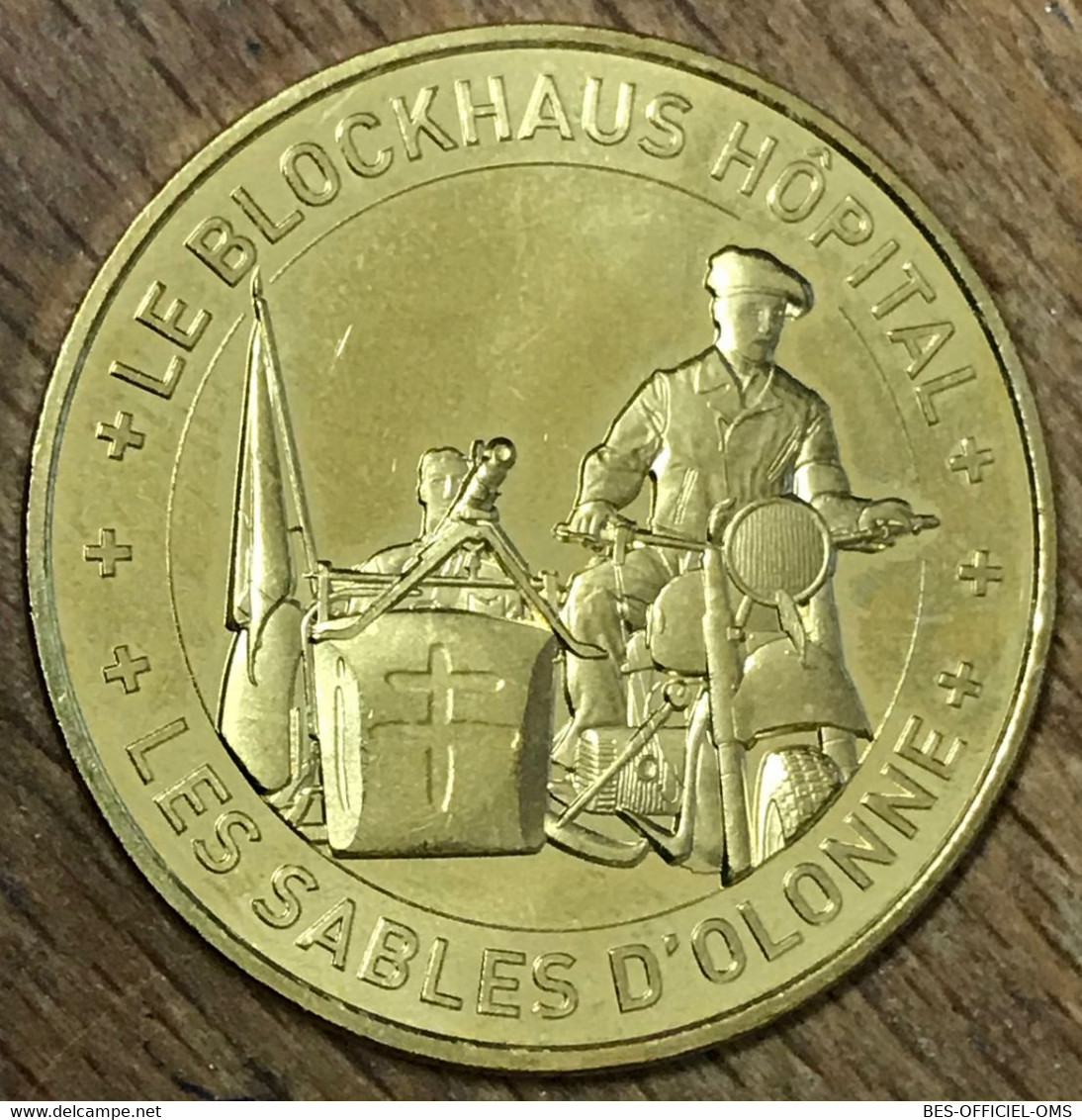 85 LES SABLES D'OLONNE BLOCKHAUS HÔPITAL MDP 2019 MÉDAILLE MONNAIE DE PARIS JETON TOURISTIQUE MEDALS COINS TOKENS - 2019