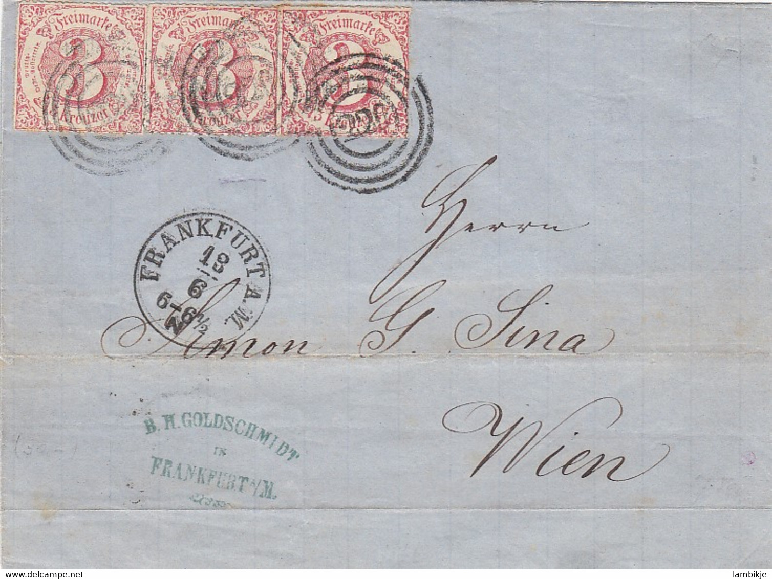 AD Turn Und Taxis Brief 1866 - Autres & Non Classés