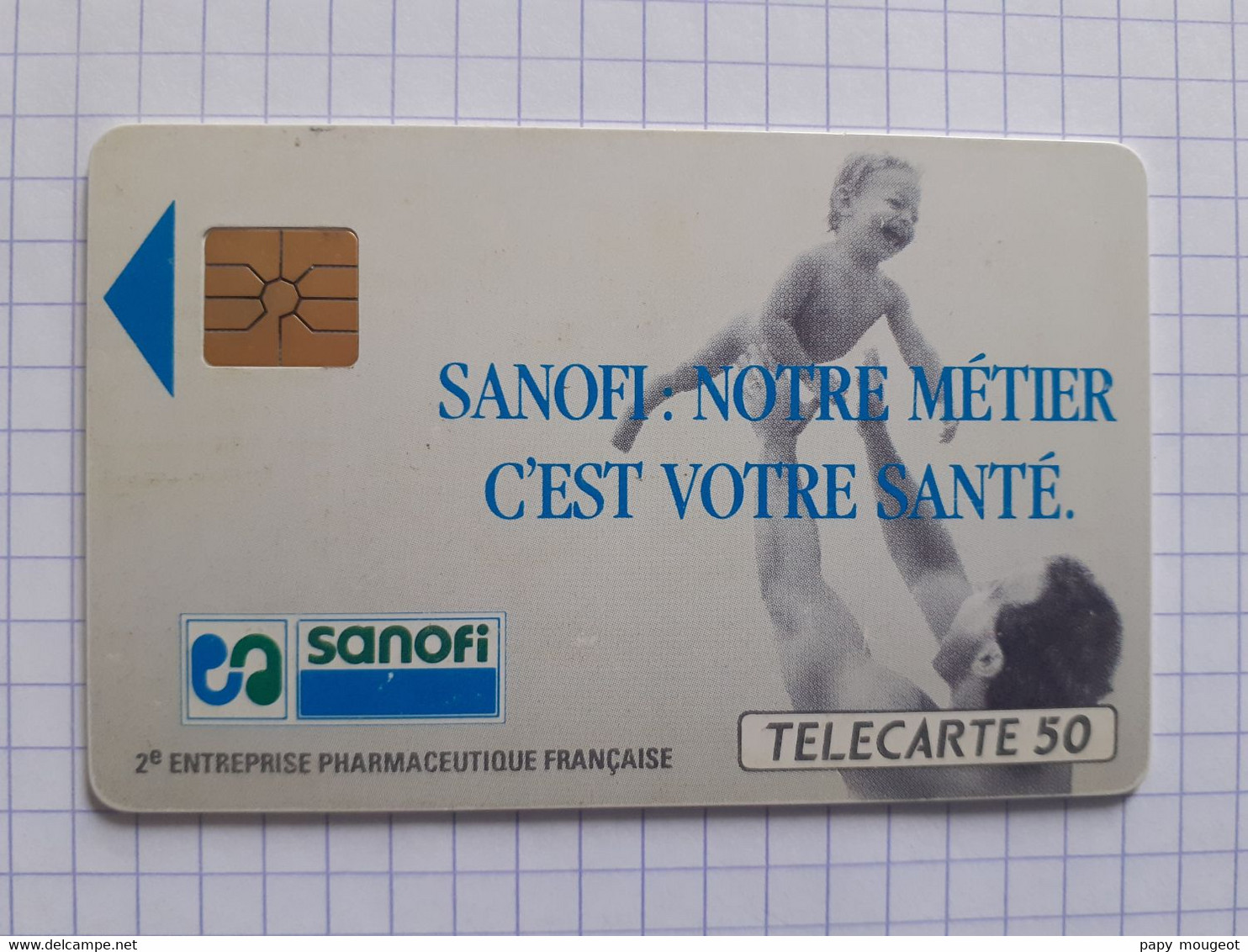 F122 Sanofi 50U GEM N° B 0710 A - 1990