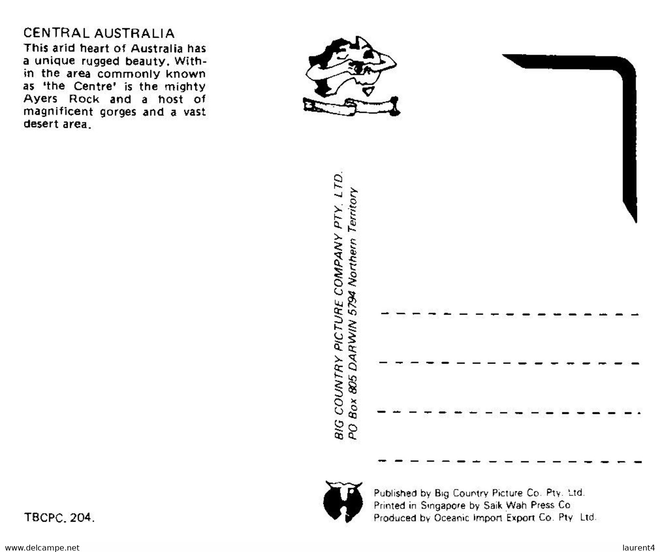 (MM 11) Australia - NT - Central Australia (9 Views) - Non Classés