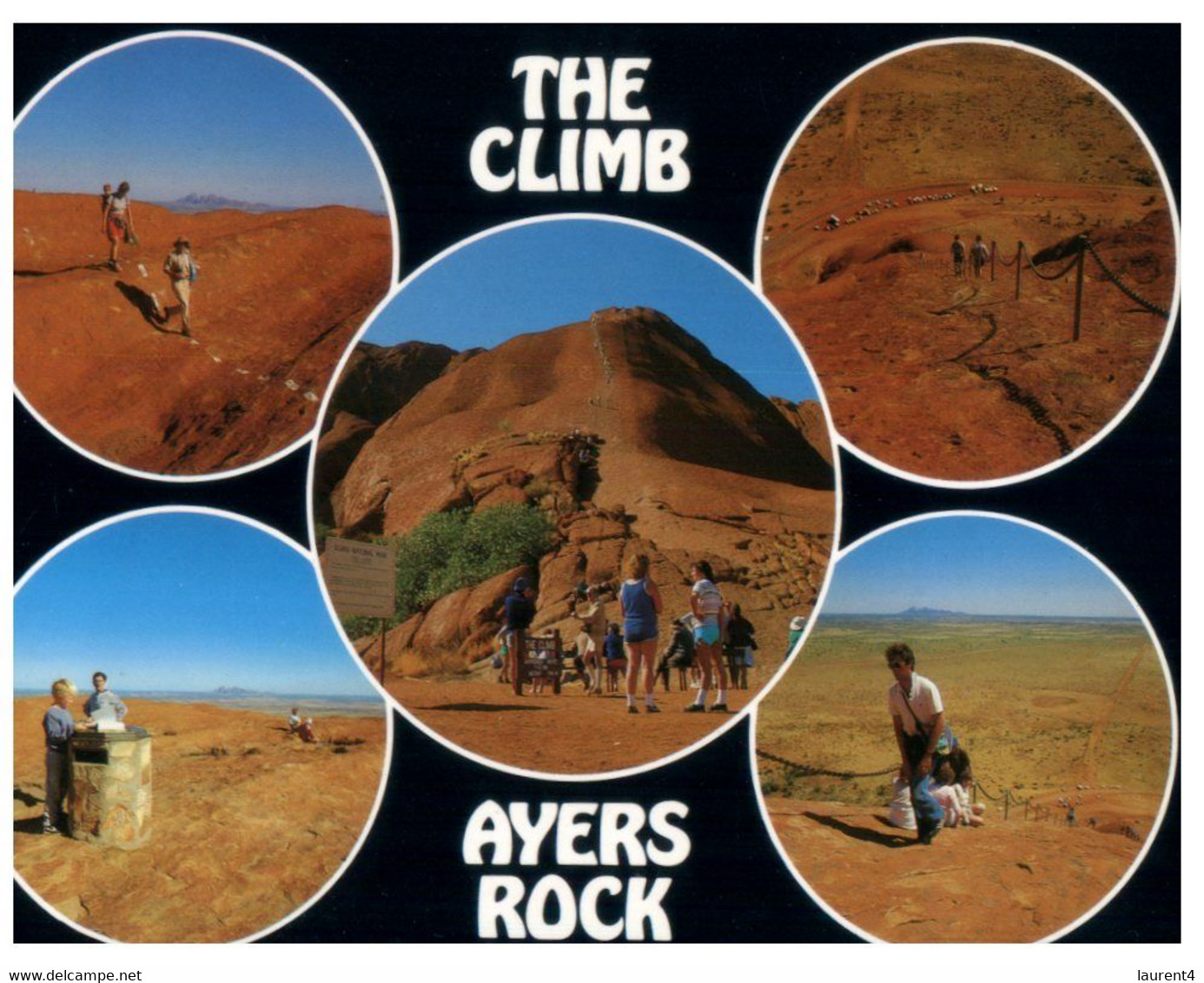 (MM 11) Australia - NT -  Ayers Rock (now Called Uluru) The CLimb (now It's NOT Allowed To Climb The Rock) - Uluru & The Olgas