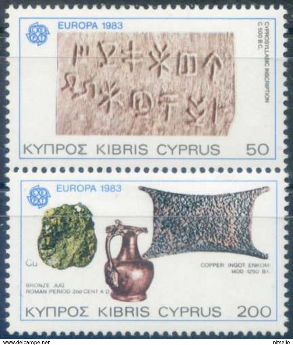 LOTE 2192  ////  (C040) CHIPRE   YVERT Nº: 577-578 * MH   //  CATALOG/COTE: 1,85 € - Unused Stamps